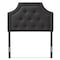 Baxton Studio Mars Modern Dark Grey Twin Size Headboard 134-7257 - alternate 4